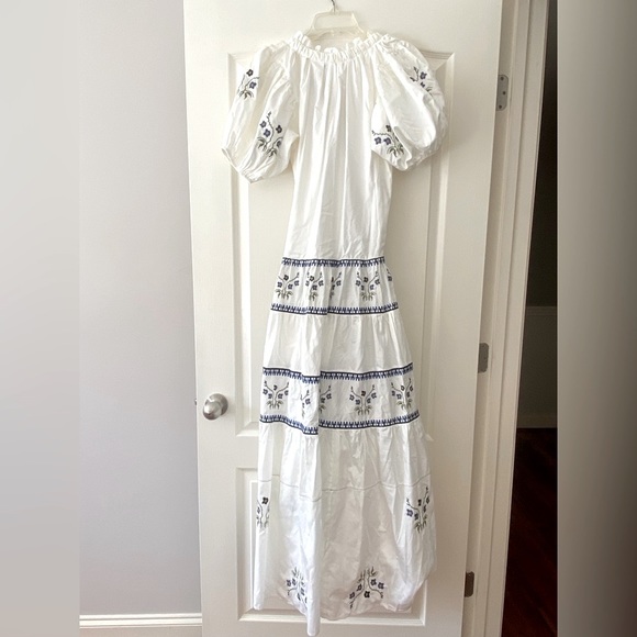 Lug Von Siga Floral Embroidered Maxi Dress - Picture 6 of 7